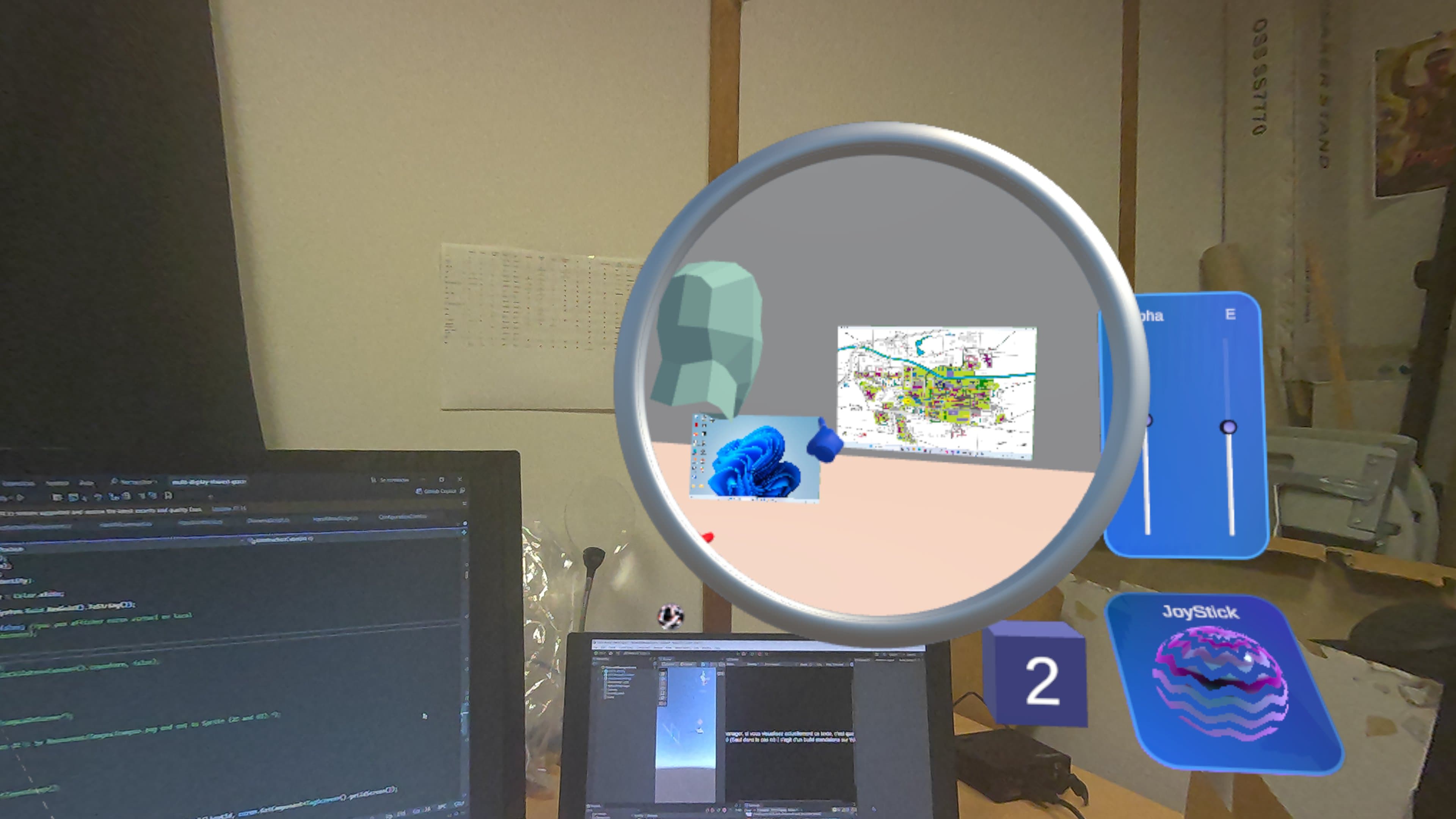 AR Peephole Diorama
