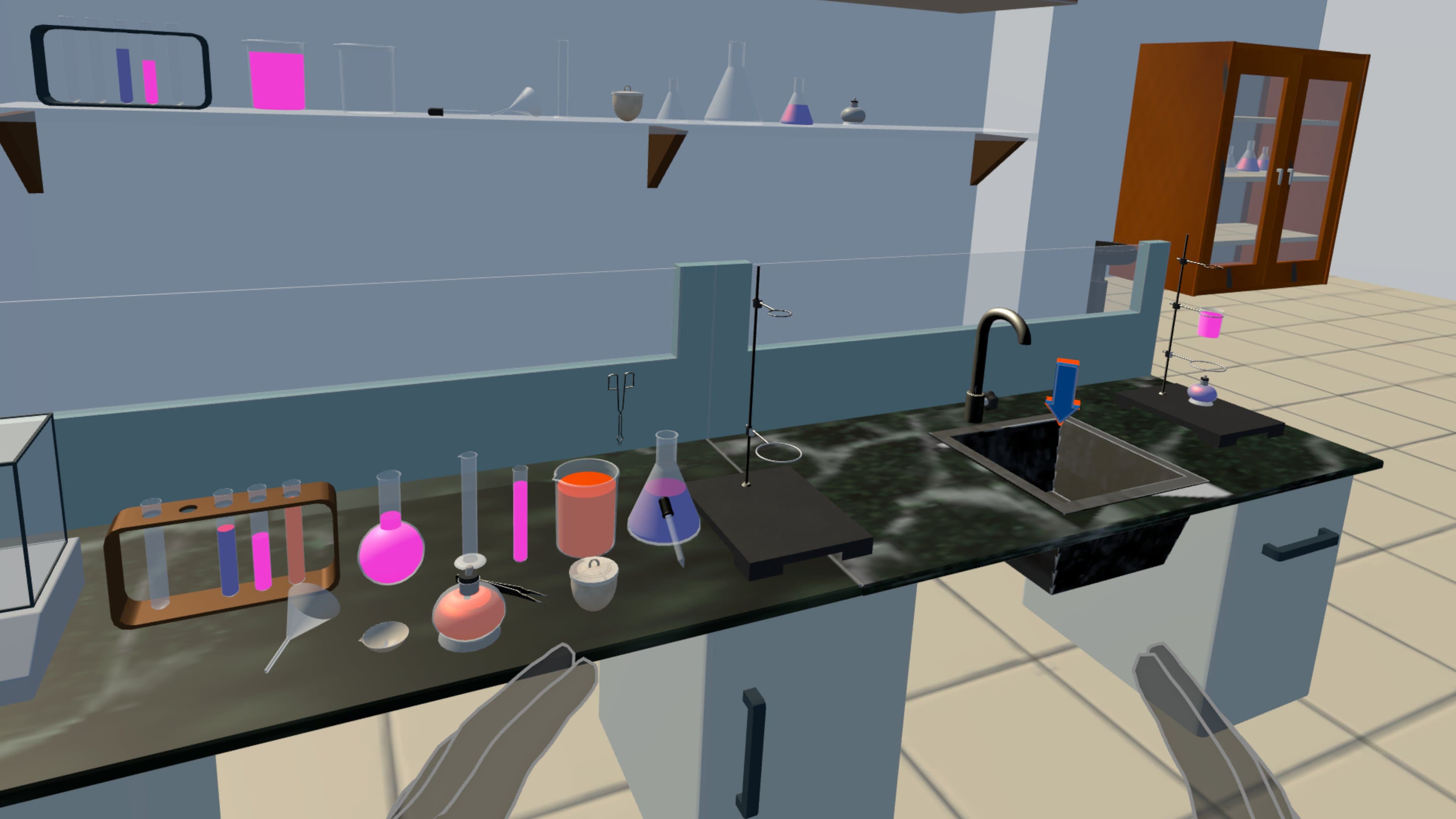 Glassware safety in lab - VR
